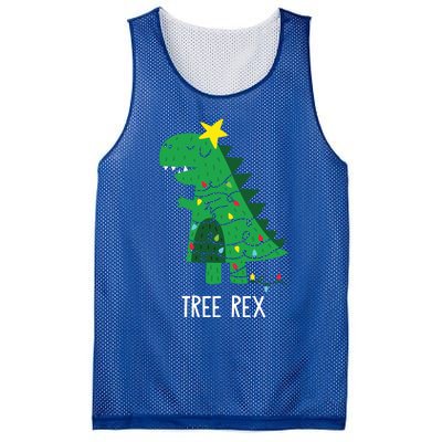 Tree Rex Christmas Gift T Rex Dinosaur Christmas Gift Mesh Reversible Basketball Jersey Tank