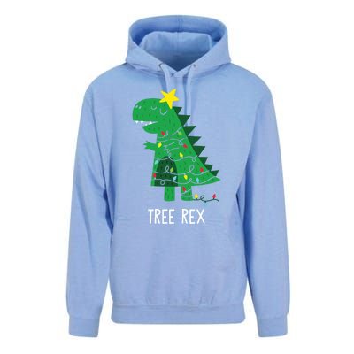 Tree Rex Christmas Gift T Rex Dinosaur Christmas Gift Unisex Surf Hoodie