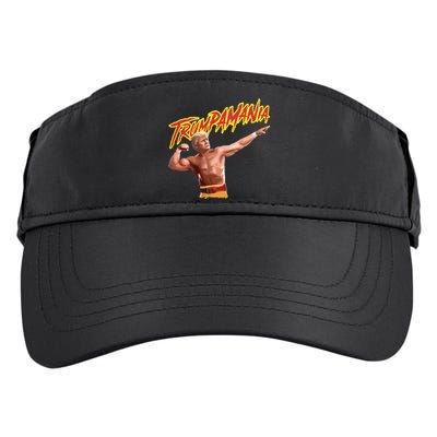 Trump Republican Convention Wrestling Meme Trumpamania Adult Drive Performance Visor