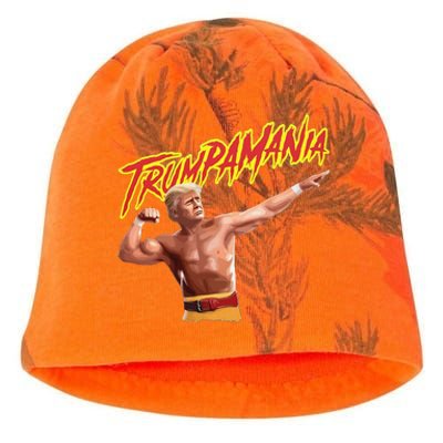 Trump Republican Convention Wrestling Meme Trumpamania Kati - Camo Knit Beanie