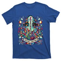 The Rocking Christmas Christmas Rock Guitar Santa Gift T-Shirt