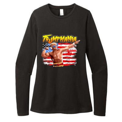 Trump Republican Convention Wrestling Meme Trumpamania Womens CVC Long Sleeve Shirt