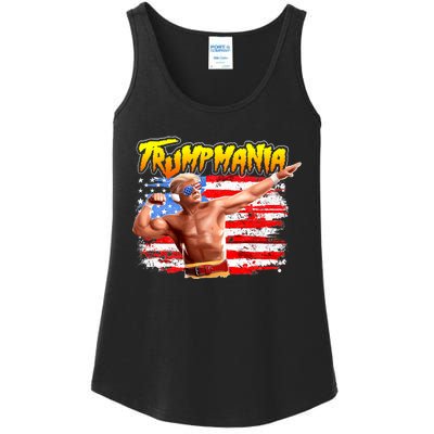 Trump Republican Convention Wrestling Meme Trumpamania Ladies Essential Tank