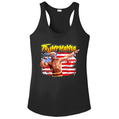 Trump Republican Convention Wrestling Meme Trumpamania Ladies PosiCharge Competitor Racerback Tank