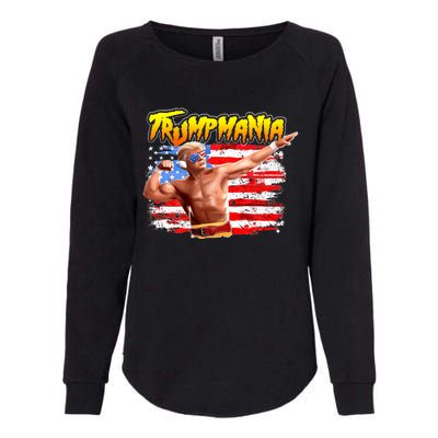 Trump Republican Convention Wrestling Meme Trumpamania Womens California Wash Sweatshirt