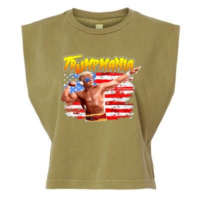 Trump Republican Convention Wrestling Meme Trumpamania Garment-Dyed Women's Muscle Tee