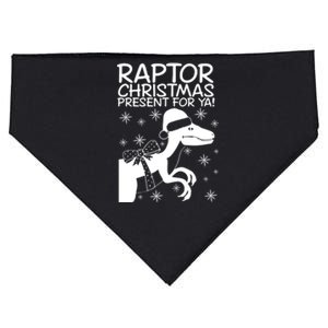 Trex Raptor Christmas Present For Ya Christmas USA-Made Doggie Bandana