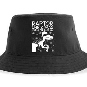 Trex Raptor Christmas Present For Ya Christmas Sustainable Bucket Hat