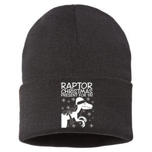 Trex Raptor Christmas Present For Ya Christmas Sustainable Knit Beanie