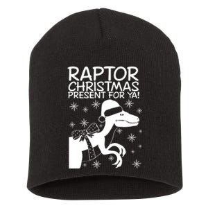 Trex Raptor Christmas Present For Ya Christmas Short Acrylic Beanie