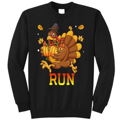 Turkey Run Costume Thanksgiving Running Turkey Trot Sweatshirt