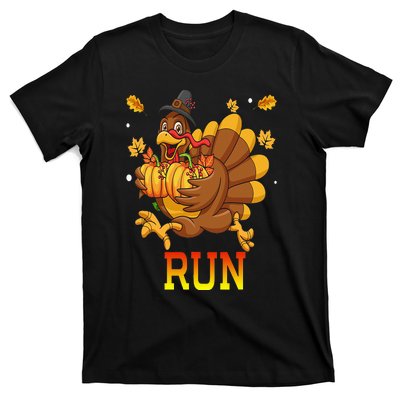 Turkey Run Costume Thanksgiving Running Turkey Trot T-Shirt