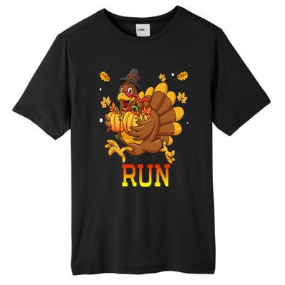 Turkey Run Costume Thanksgiving Running Turkey Trot Tall Fusion ChromaSoft Performance T-Shirt