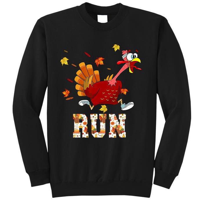 Turkey Run Costume Thanksgiving Running Turkey Trot Sweatshirt