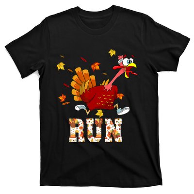 Turkey Run Costume Thanksgiving Running Turkey Trot T-Shirt