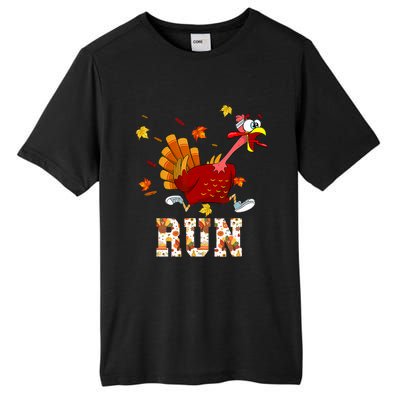 Turkey Run Costume Thanksgiving Running Turkey Trot Tall Fusion ChromaSoft Performance T-Shirt