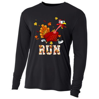 Turkey Run Costume Thanksgiving Running Turkey Trot Cooling Performance Long Sleeve Crew