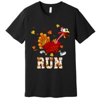 Turkey Run Costume Thanksgiving Running Turkey Trot Premium T-Shirt