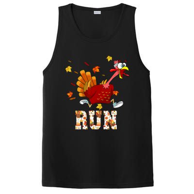 Turkey Run Costume Thanksgiving Running Turkey Trot PosiCharge Competitor Tank