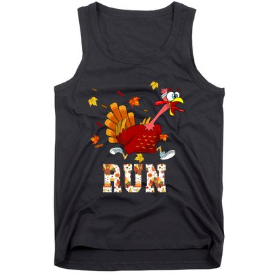 Turkey Run Costume Thanksgiving Running Turkey Trot Tank Top