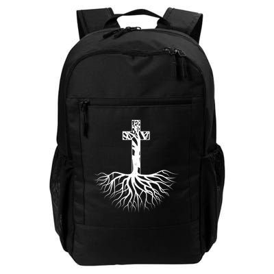 Tree Root Christian Cross Backpack