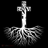 Tree Root Christian Cross Flatbill Hat