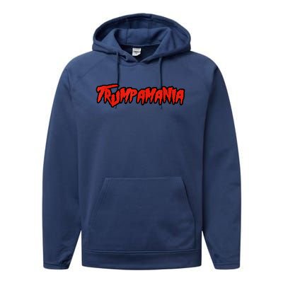 Trump Republican Convention Wrestling Meme Trumpamania Performance Fleece Hoodie