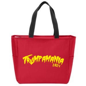 Trump Republican Convention Wrestling Meme Trumpamania Zip Tote Bag