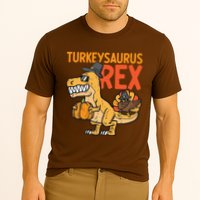 Turkeysaurus Rex Cute Funny Thanksgiving Dinosaur Cooling Performance Crew T-Shirt