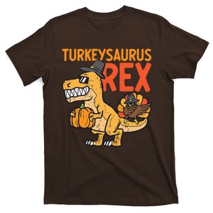 Turkeysaurus Rex Cute Funny Thanksgiving Dinosaur T-Shirt