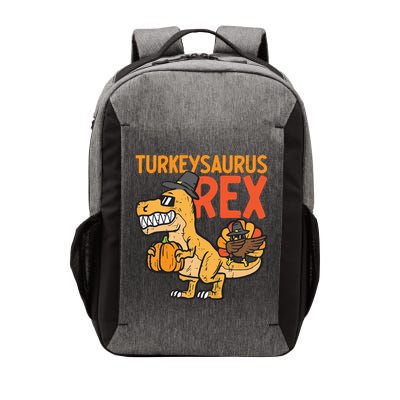 Turkeysaurus Rex Cute Funny Thanksgiving Dinosaur Vector Backpack