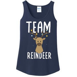 Team Reindeer Christmas Theme Funny Reindeer Ladies Essential Tank