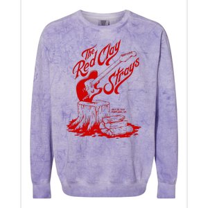 The Red Clay Strays Show At Portland Or July 25 2024 Colorblast Crewneck Sweatshirt