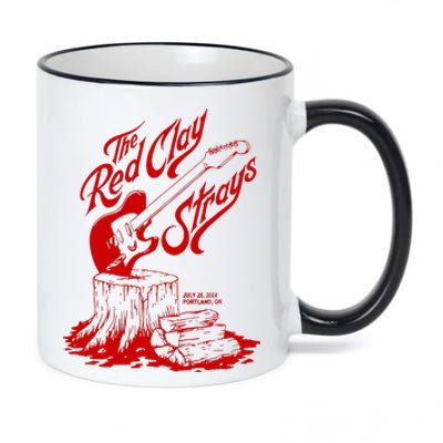 The Red Clay Strays Show At Portland Or July 25 2024 11oz Black Color Changing Mug