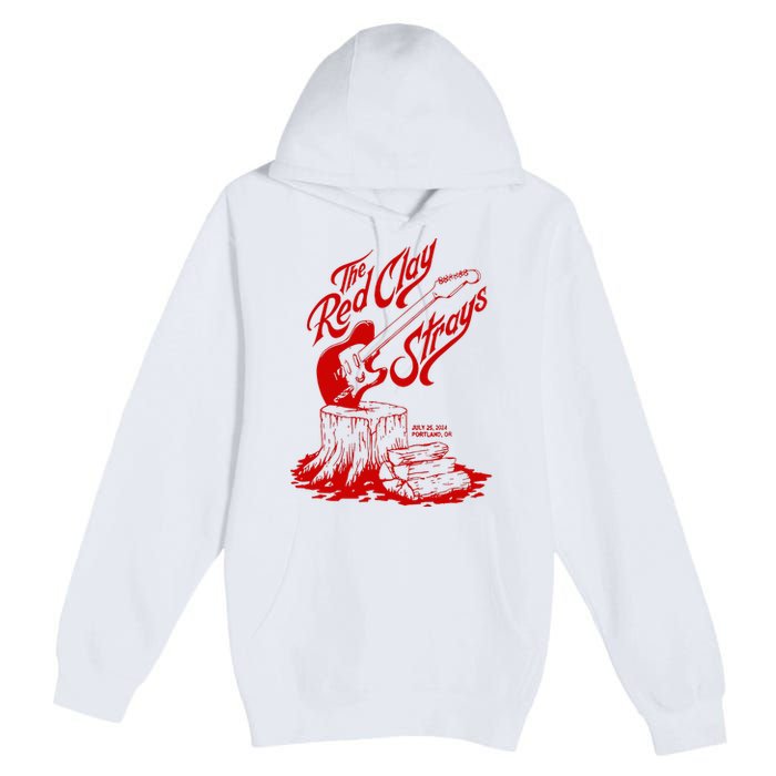 The Red Clay Strays Show At Portland Or July 25 2024 Premium Pullover Hoodie