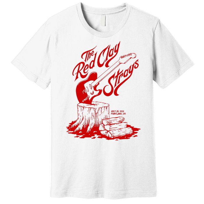 The Red Clay Strays Show At Portland Or July 25 2024 Premium T-Shirt