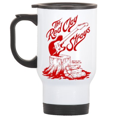 The Red Clay Strays Show At Portland Or July 25 2024 Stainless Steel Travel Mug