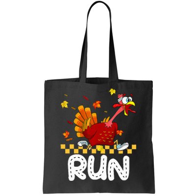 Turkey Run Costume Thanksgiving Running Turkey Trot Tote Bag