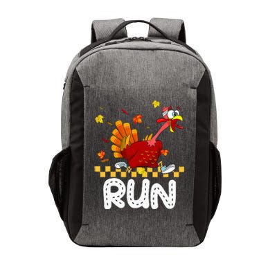 Turkey Run Costume Thanksgiving Running Turkey Trot Vector Backpack