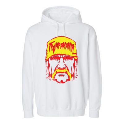 Trump Republican Convention Wrestling Meme Trumpamania Garment-Dyed Fleece Hoodie