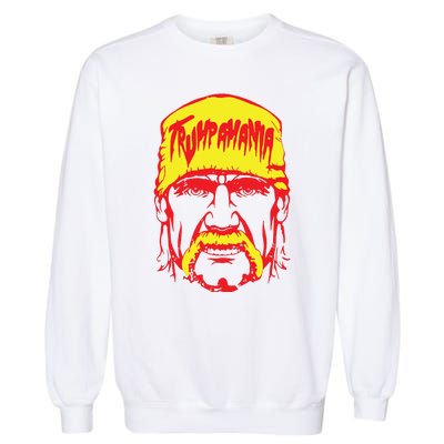 Trump Republican Convention Wrestling Meme Trumpamania Garment-Dyed Sweatshirt