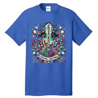 The Rocking Christmas Christmas Rock Guitar Santa Cool Gift Tall T-Shirt