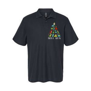 Tree Rex Christmas Funny Cute Dinosaur Xmas Tree Softstyle Adult Sport Polo