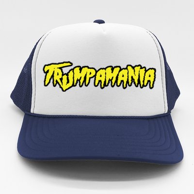 Trump Republican Convention Wrestling Meme Trumpamania Trucker Hat