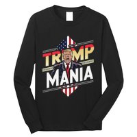 Trump Republican Convention Wrestling Meme Funny Trumpamania Long Sleeve Shirt