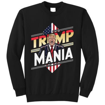 Trump Republican Convention Wrestling Meme Funny Trumpamania Sweatshirt