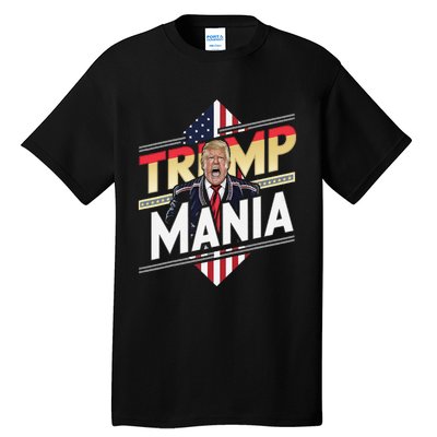 Trump Republican Convention Wrestling Meme Funny Trumpamania Tall T-Shirt