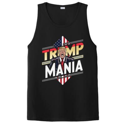 Trump Republican Convention Wrestling Meme Funny Trumpamania PosiCharge Competitor Tank