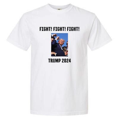 Trump Rally Campaign 2024 Fight Fight Fight Garment-Dyed Heavyweight T-Shirt