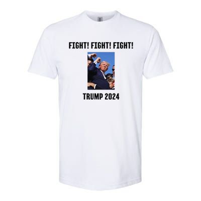 Trump Rally Campaign 2024 Fight Fight Fight Softstyle® CVC T-Shirt